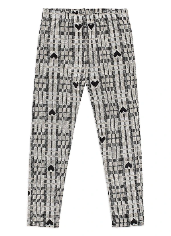 Quimby - Conjunto Blusão Laço Legging Xadrez Preto 5