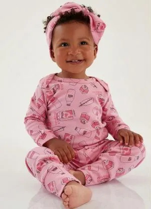 Up Baby - Faixa de Cabelo Essentials Rosa Pink - UP BABY