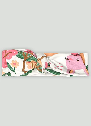 Up Baby - Faixa de Cabelo para Menina Branco - UP BABY