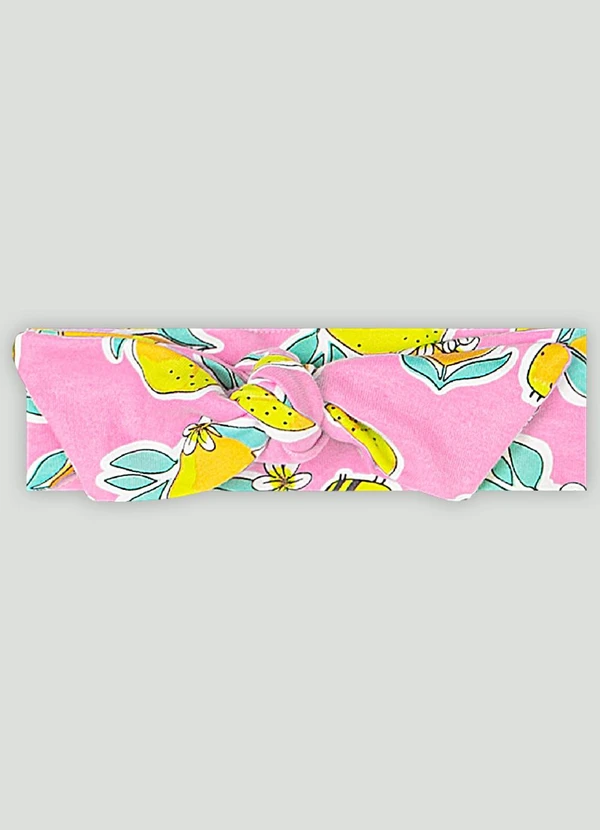 Up Baby - Faixa de Cabelo para Menina Rosa