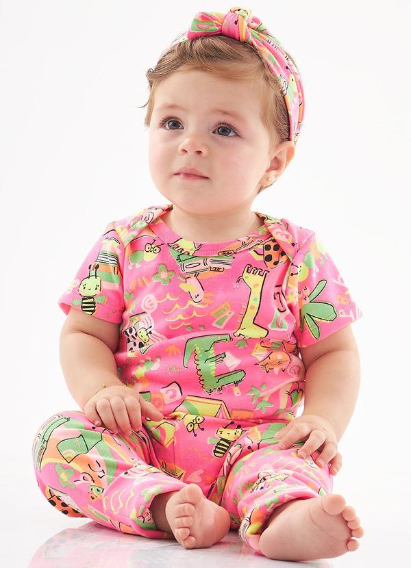 Up Baby - Faixa Essentials para Bebê Menina Rosa 2