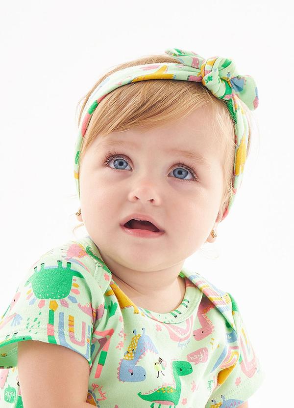 Up Baby - Faixa Essentials para Bebê Menina Verde