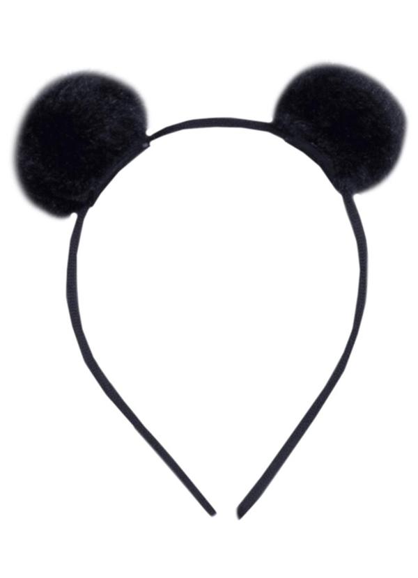 Cativa Kids - Tiara de Cabelo com Pom Pom Preto