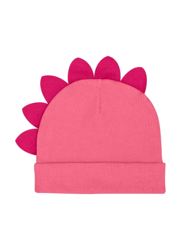 Quimby - Touca em Ribana Unissex para Bebê Rosa