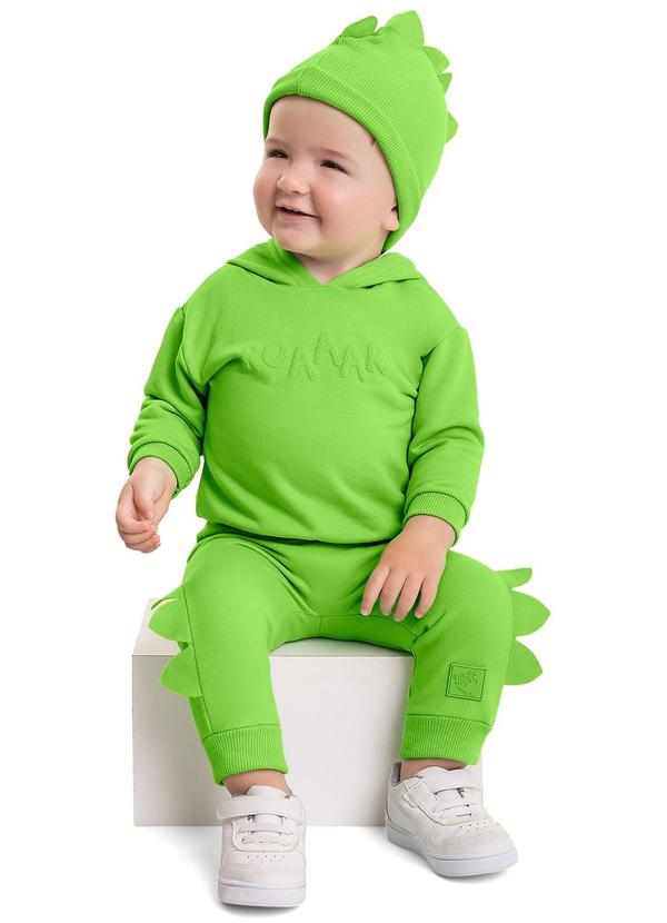 Quimby - Touca em Ribana Unissex para Bebê Verde 2