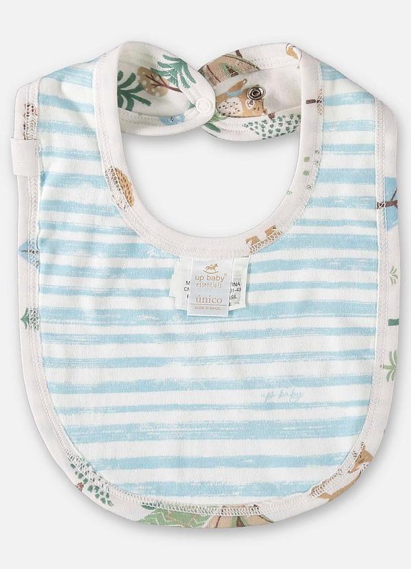 Up Baby - Babador Comfy Unissex para Bebê Off White 3