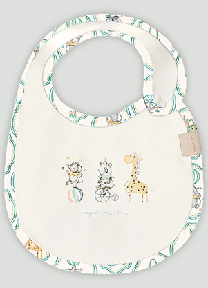 Babador Comfy Unissex para Bebê Up Baby Branco - UP BABY