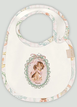 Babador Comfy Unissex para Bebê Up Baby Branco - UP BABY