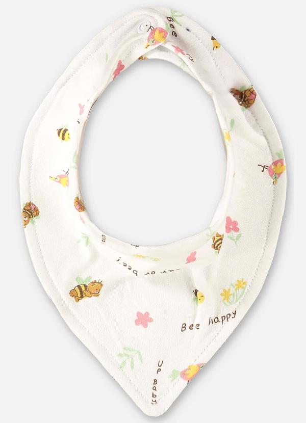 Up Baby - Babador em Suedine Branco