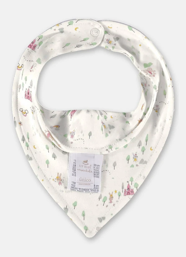 Up Baby - Babador para Bebê Menina Bege 2