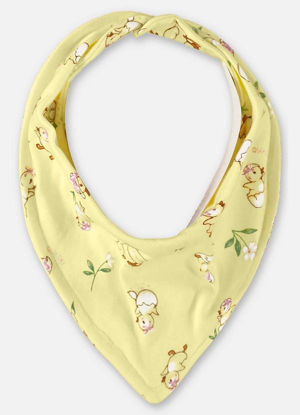 Up Baby - Babador para Bebê Menina em Suedine Bege 1