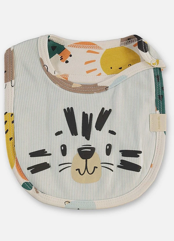 Up Baby - Babador Suedine Unissex Bebê Azul 2