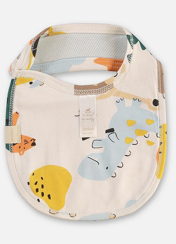Up Baby - Babador Suedine Unissex Bebê Azul 3