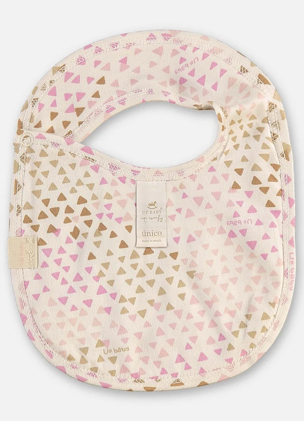 Up Baby - Babador Suedine Unissex Bebê Bege 3
