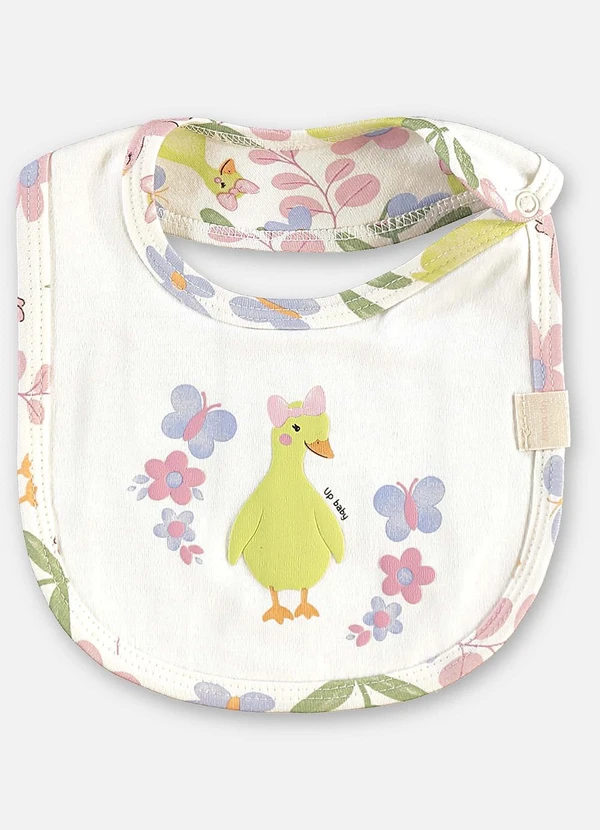 Up Baby - Babador Suedine Unissex Bebê Bege 2