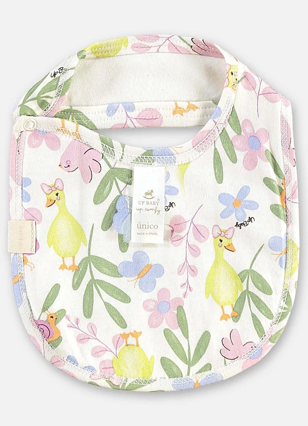 Up Baby - Babador Suedine Unissex Bebê Bege 3