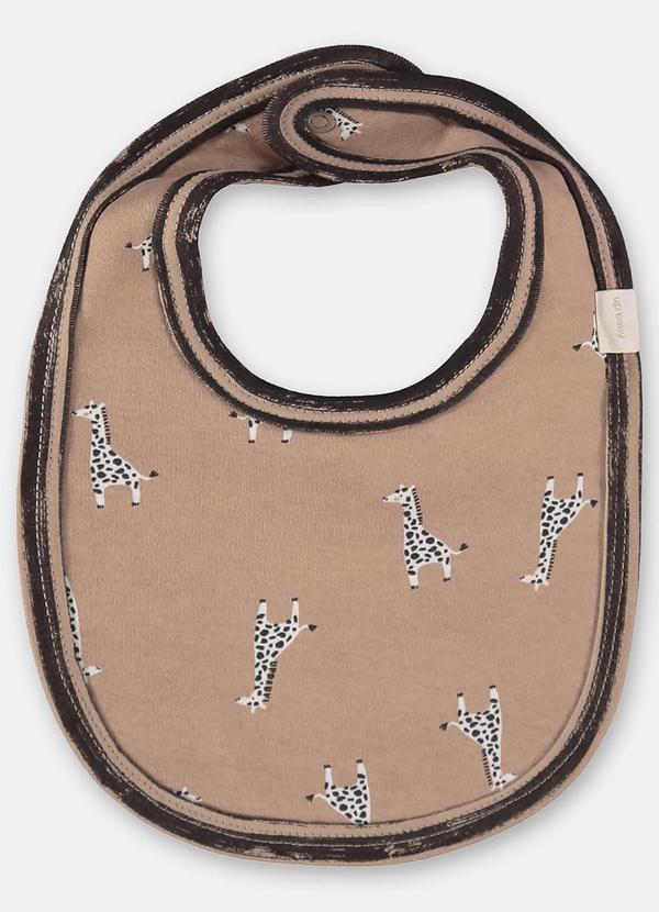 Up Baby - Babador Unissex para Bebê Marrom 1