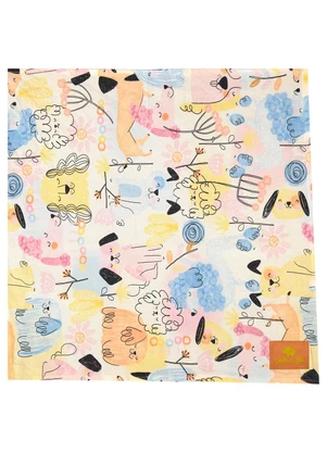 Três e Já - Bandana Unissex em Viscolinho Bege - TRÊS E JÁ