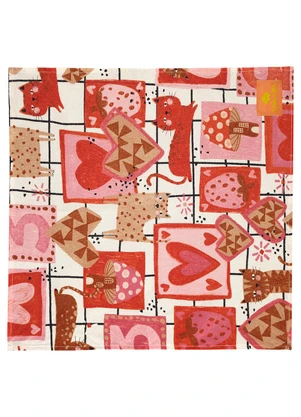 Três e Já - Bandana Unissex em Viscolinho Bege - TRÊS E JÁ