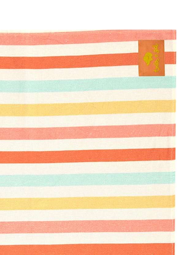 Três e Já - Bandana Unissex em Viscolinho Bege 2