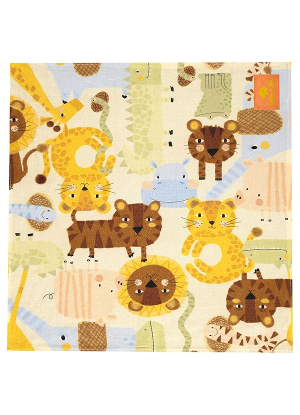 Três e Já - Bandana Unissex em Viscolinho Bege 2