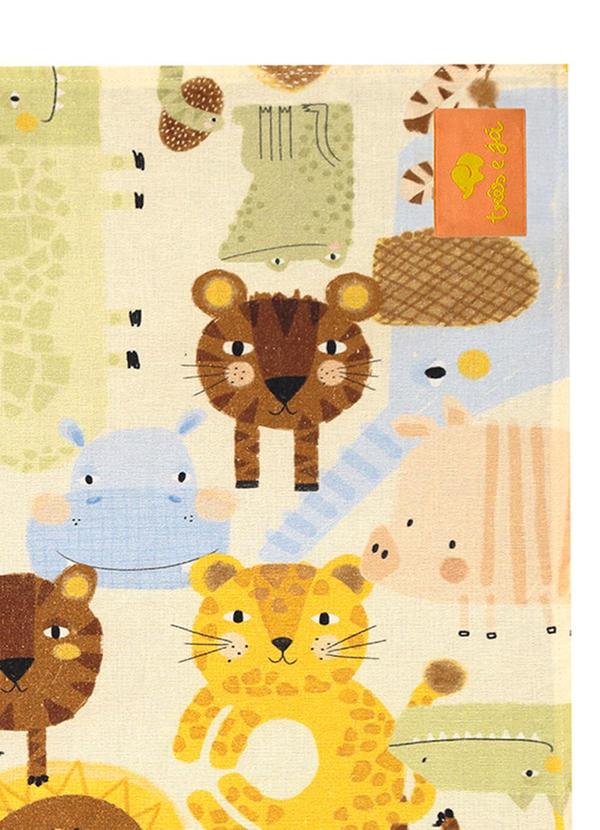 Três e Já - Bandana Unissex em Viscolinho Bege 3