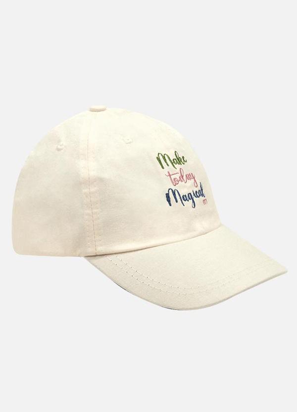 Catavento - Boné Infantil Menina Aba Curva Magical Bege