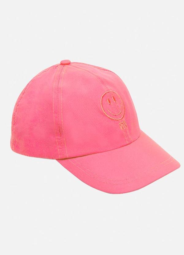 Catavento - Boné Infantil Menina Aba Curva Smile Rosa 2