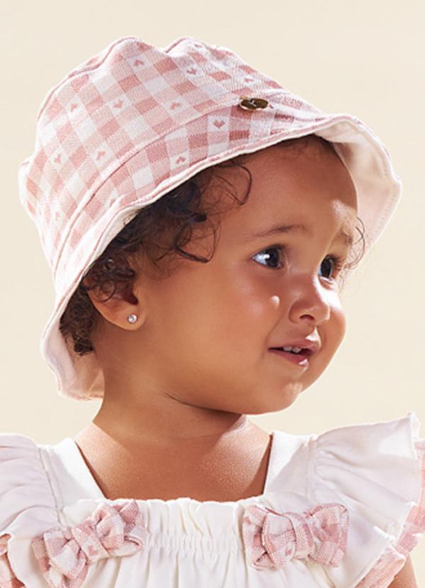 Kiki - Bucket Infantil Feminino Rosa