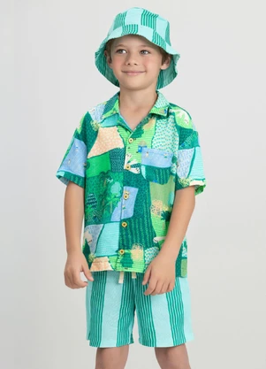 Chapéu Bucket Natureza Três e Já Azul - TRÊS E JÁ