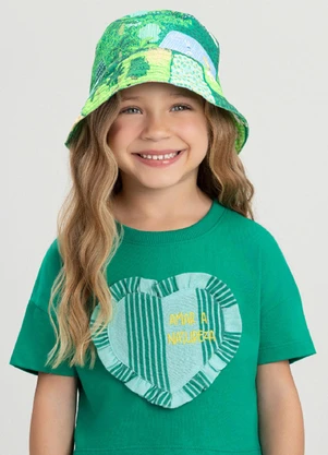 Chapéu Bucket Natureza Três e Já Verde - TRÊS E JÁ