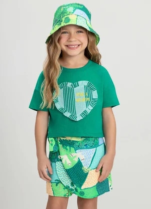 Chapéu Bucket Natureza Três e Já Verde - TRÊS E JÁ