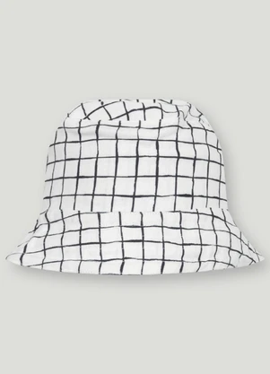 Chapéu Bucket Vida de Inseto Três e Já Branco - TRÊS E JÁ