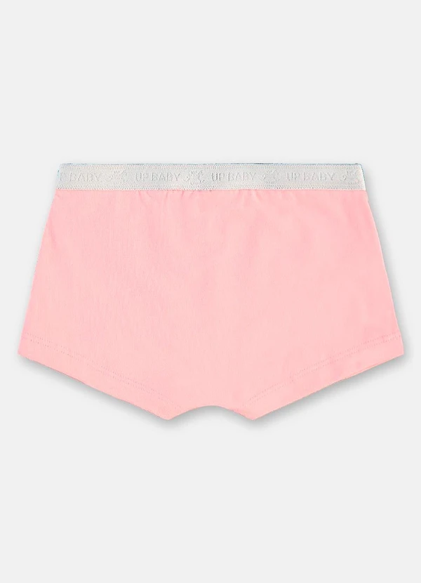 Up Baby - Kit 2 Calcinhas Infantil em Cotton Rosa 3