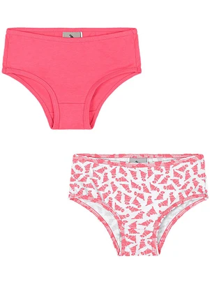 Quimby - Kit Calcinhas Algodão Elastano Rosa - QUIMBY