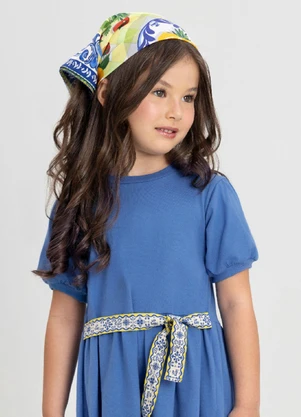 Lenço Infantil Estampado Up Baby Azul - UP BABY