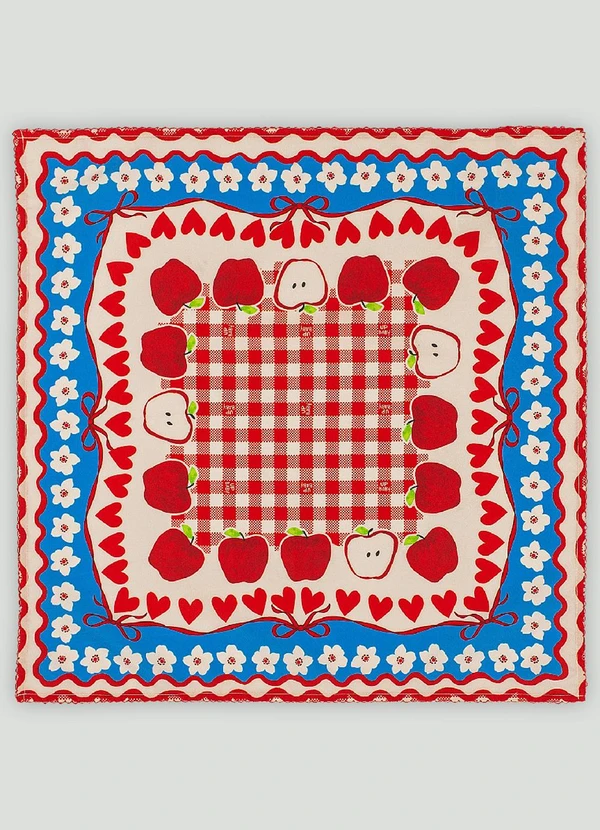 Up Baby - Lenço Infantil Estampado Vermelho