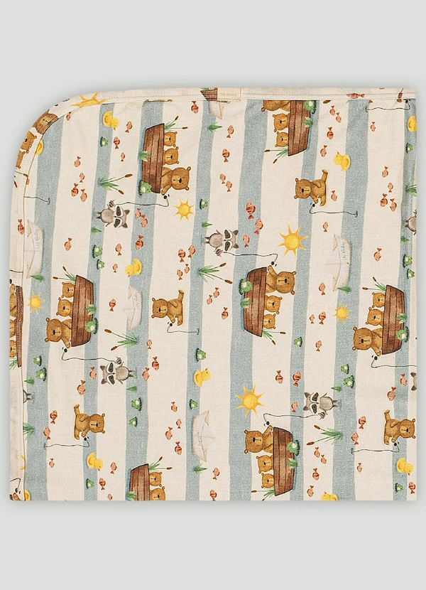 Up Baby - Manta Comfy Unissex para Bebê Up Baby Branco
