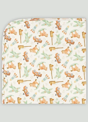 Up Baby - Manta Comfy Unissex para Bebê Branco - UP BABY