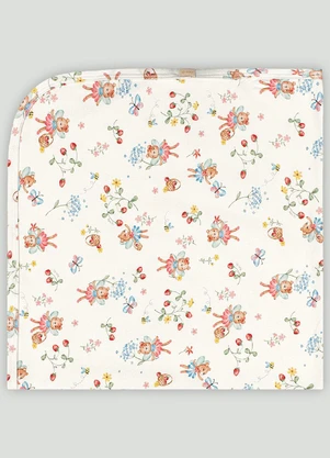 Manta Comfy Unissex para Bebê Up Baby Branco - UP BABY