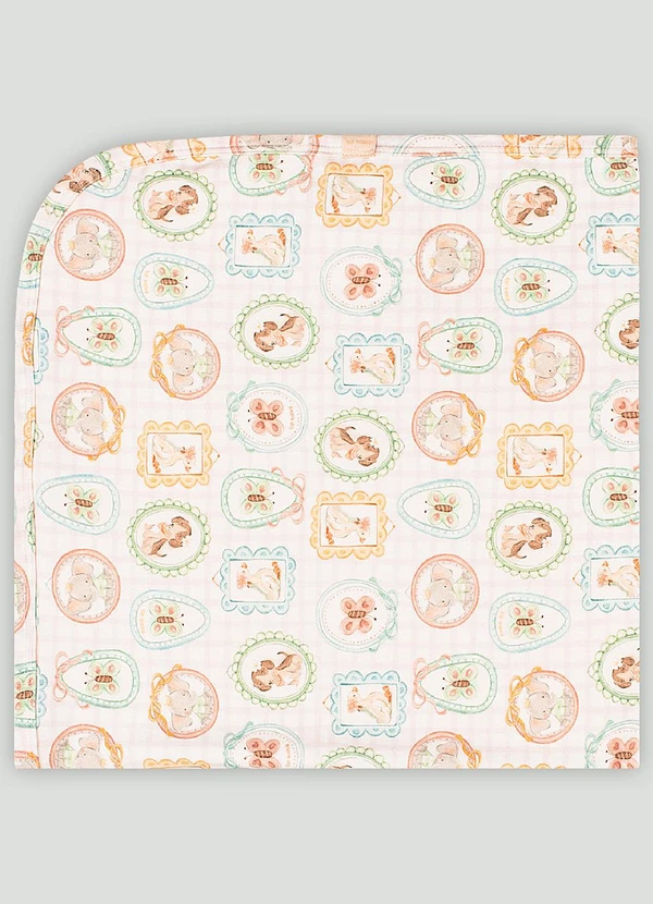 Up Baby - Manta Comfy Unissex para Bebê Up Baby Branco