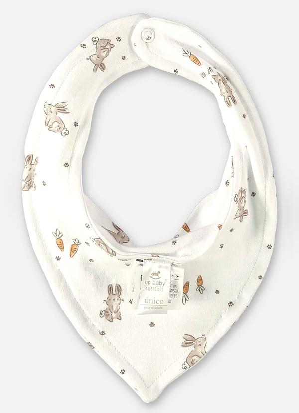 Up Baby - Manta em Suedine Bebê Menino Off White 2