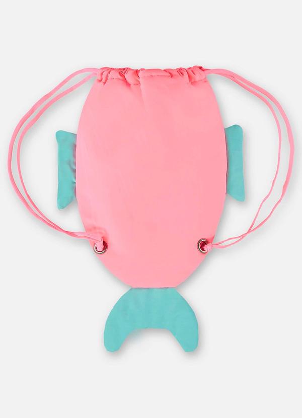 Up Baby - Mochila Peixinho em Microfibra Rosa 3