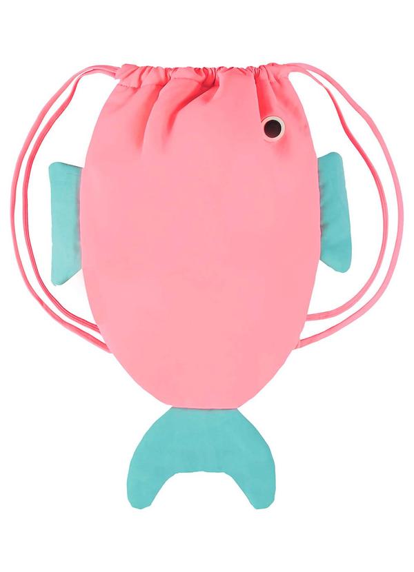 Up Baby - Mochila Peixinho em Microfibra Rosa 4