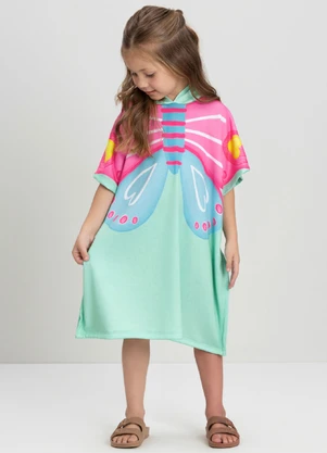 Toalha para Menina de Borboleta Up Baby Verde - UP BABY