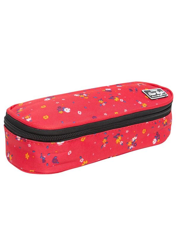 Rovitex - Estojo Feminino Estampado Vermelho