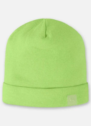 Up Baby - Gorro em Ribana Unissex para Bebê Verde - UP BABY