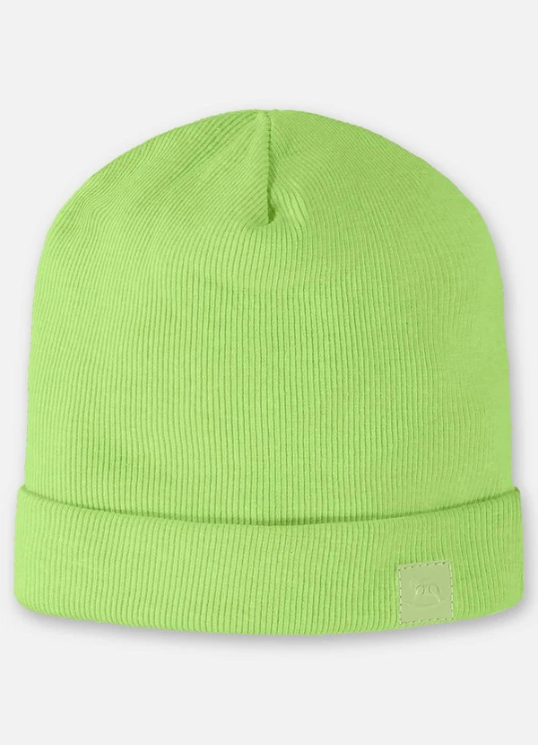 Up Baby - Gorro em Ribana Unissex para Bebê Verde