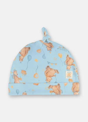 Up Baby - Gorro Suedine Estampa Digital Estampado - UP BABY