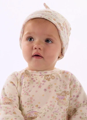 Up Baby - Gorro Suedine Estampa Digital Estampado - UP BABY